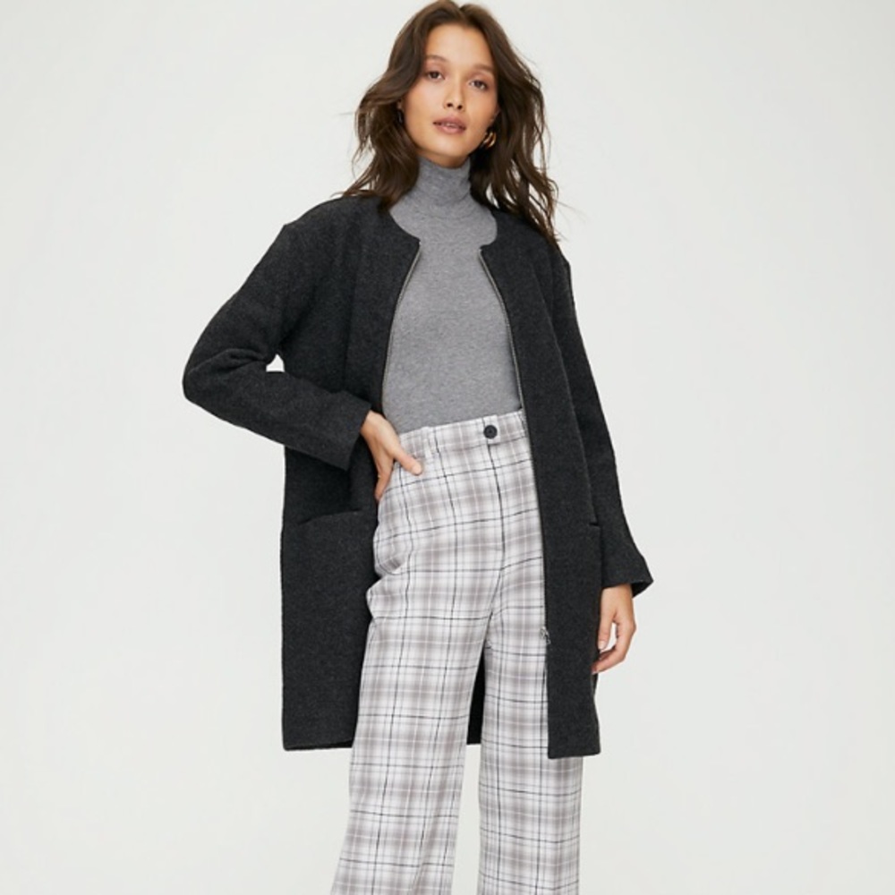 NEW Aritzia Banville Merino Wool Zip-Up Jacket
